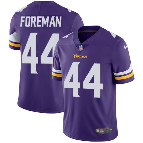 Men Minnesota Vikings 44 Chuck Foreman Nike Purple Limited NFL Jersey